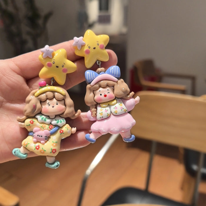 Wholesale Hand-made silver needle niche designer cute