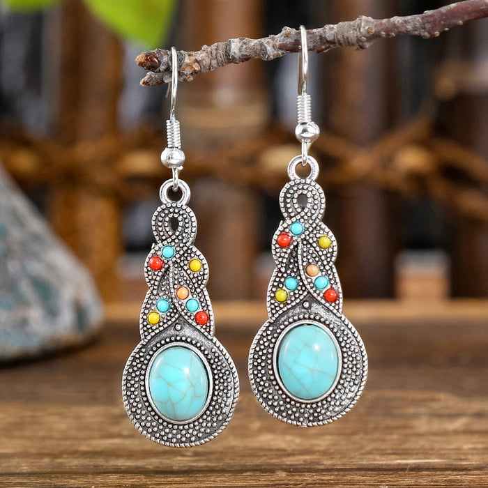 Wholesale Bohemian Drop Acrylic Earrings Vintage Fashion Accessory MOQ≥2