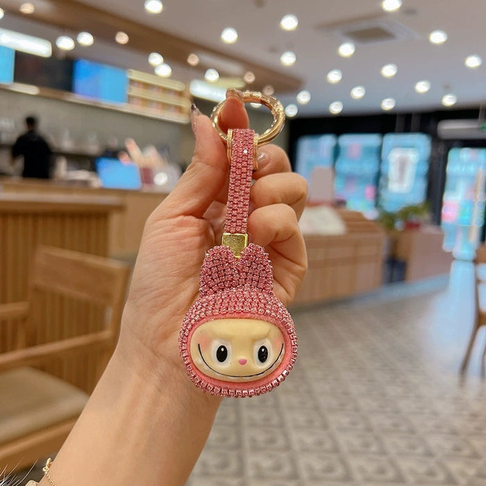 Wholesale Cute Big Head Keychain Cartoon Car Keychain Bag Pendant