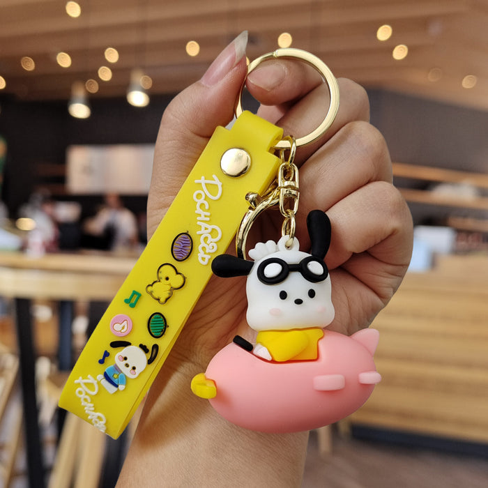 Wholesale Cartoon Silicone Doll Keychain JDC-KC-ZhuoRan020