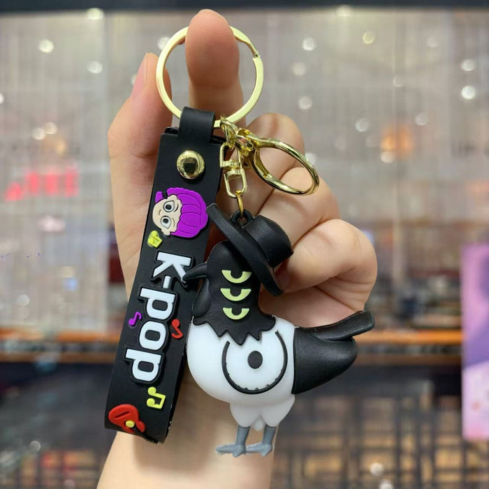Wholesale KPOP  small PVC pendant keychain