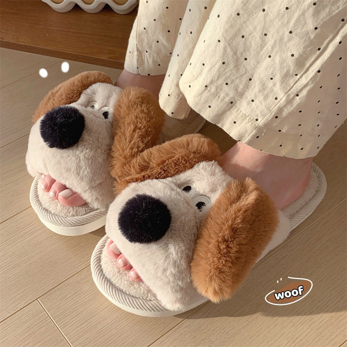 Wholesale Cute Cartoon Soft Bottom Cotton Slippers JDC-SP-RongHe008