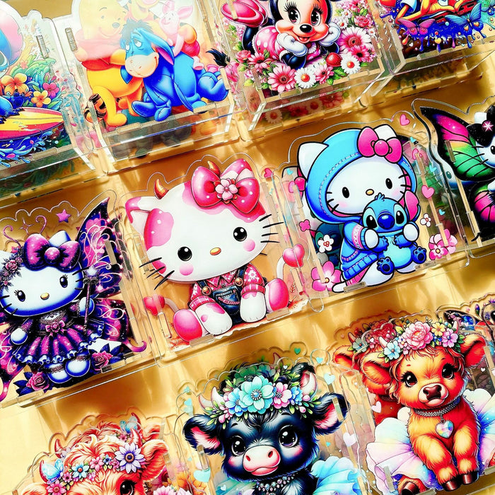 Wholesale Plastic Creative Cute Cartoon Acrylic Pencil Case JDC-PC-MangH002