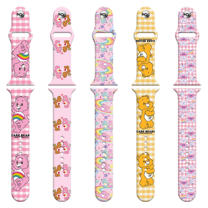 Wholesale Printed Silicone Watch Strap Wristband JDC-WD-NuoQi038