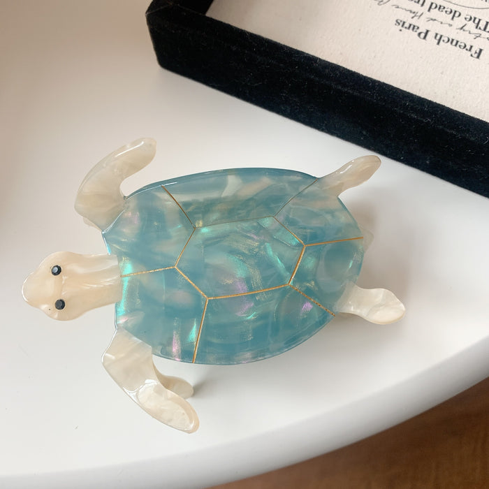 Wholesale Ocean Series Turtle Acetic Acid Grab Hair Clip Tail Clip Niche High-end Touched Hair Accessories Hairpin Shark Clip Women