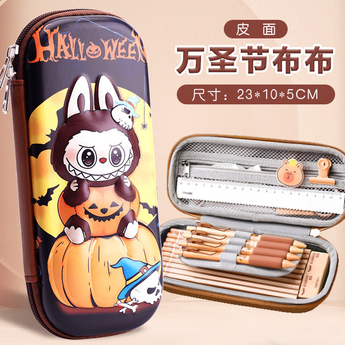 Wholesale Cartoon Pencil Case for Primary School Students Large Capacity Storage