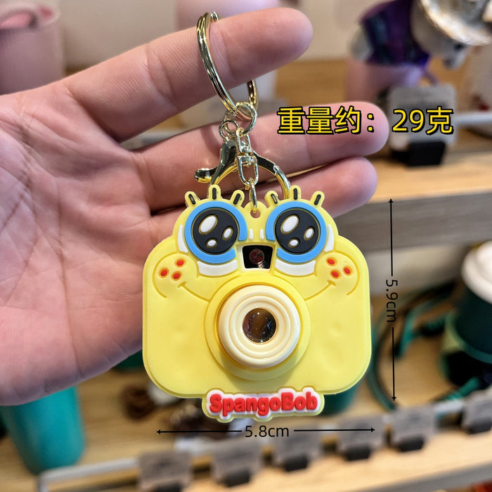 Wholesale Cartoon Cute Mini Projection Camera Keychain JDC-KC-biaopan007