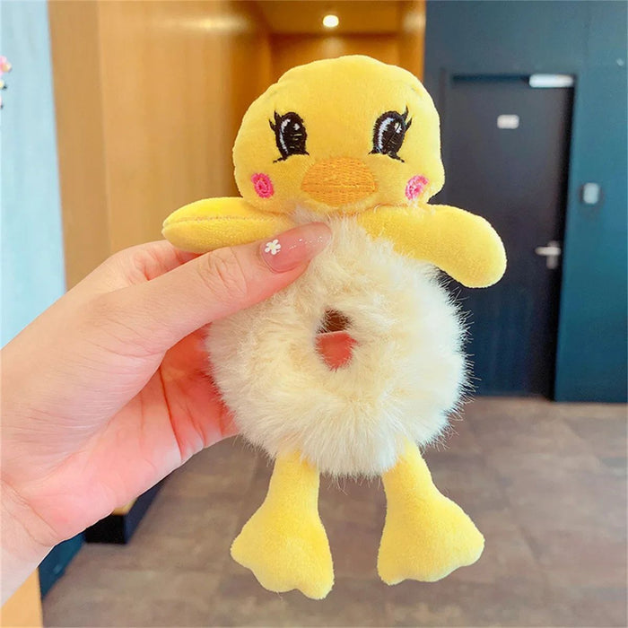 Wholesale  Cartoon Plush Cat  Simple Hair Scrunchies