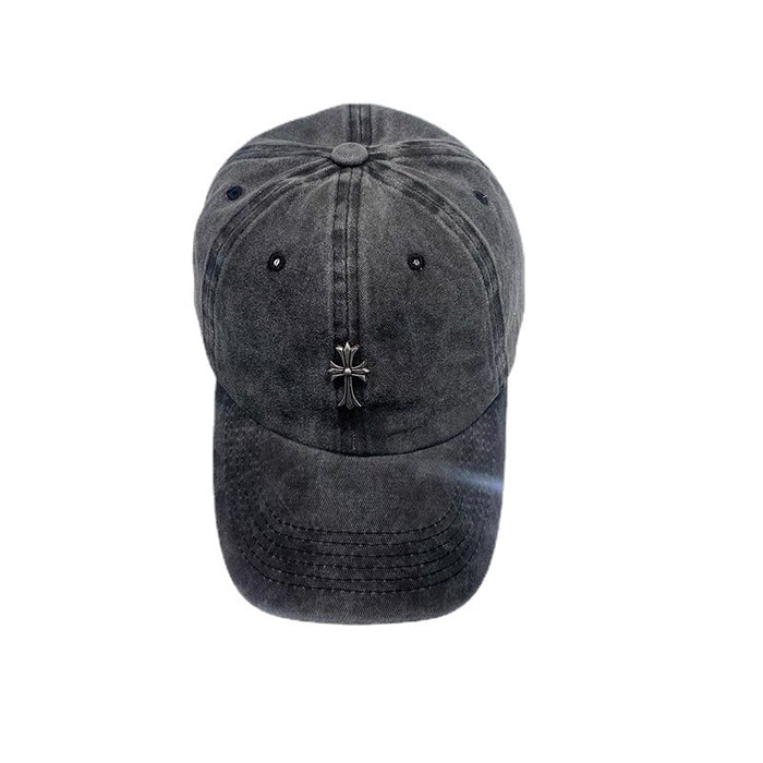 Wholesale Vintage Washed Cotton Cross Baseball Cap JDC-FH-ZunKai003