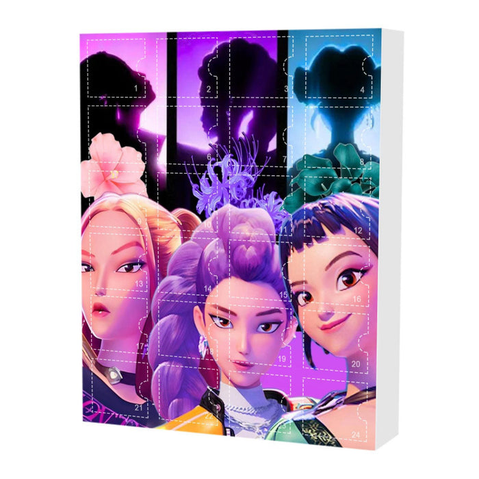 Wholesale KPOP Christmas Advent Calendar Blind Box Backpack Acrylic Pendant Keychain Pendant