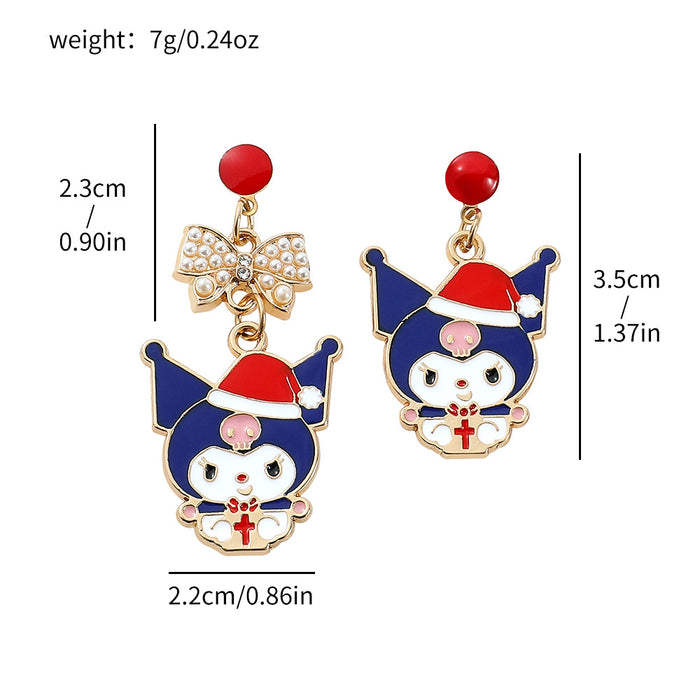 Wholesale  cartoon earrings cuteearrings  Christmas earrings