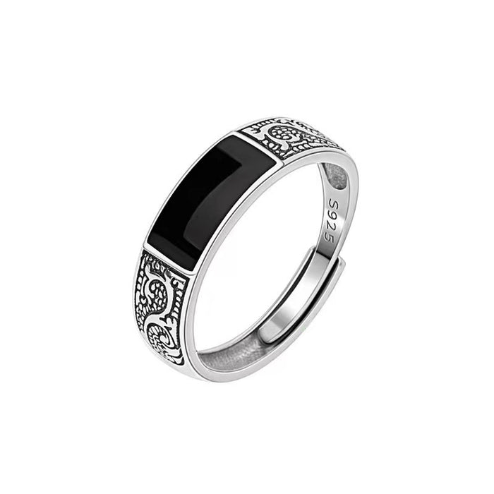 Wholesale Pure silver ring versatile, high-end, niche open-end ring
