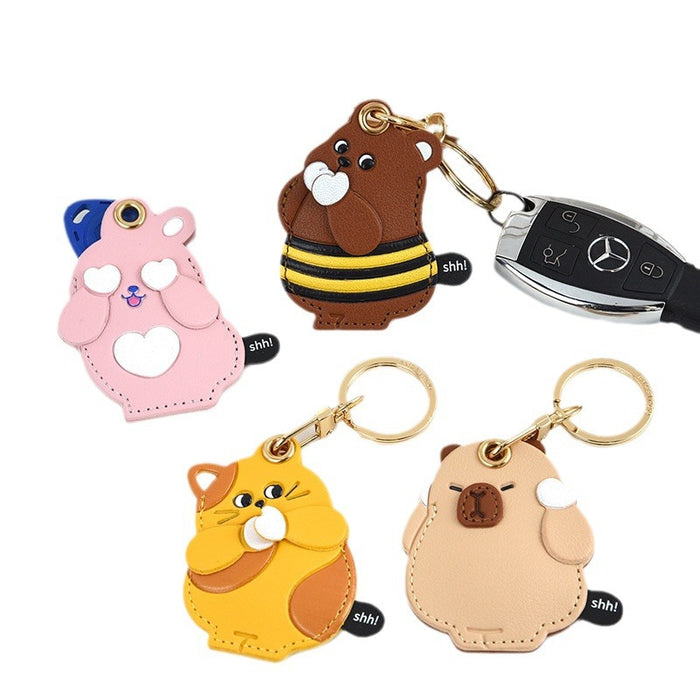 Wholesale mini card set key chain kappi bala cute access control card set key chain small pendant