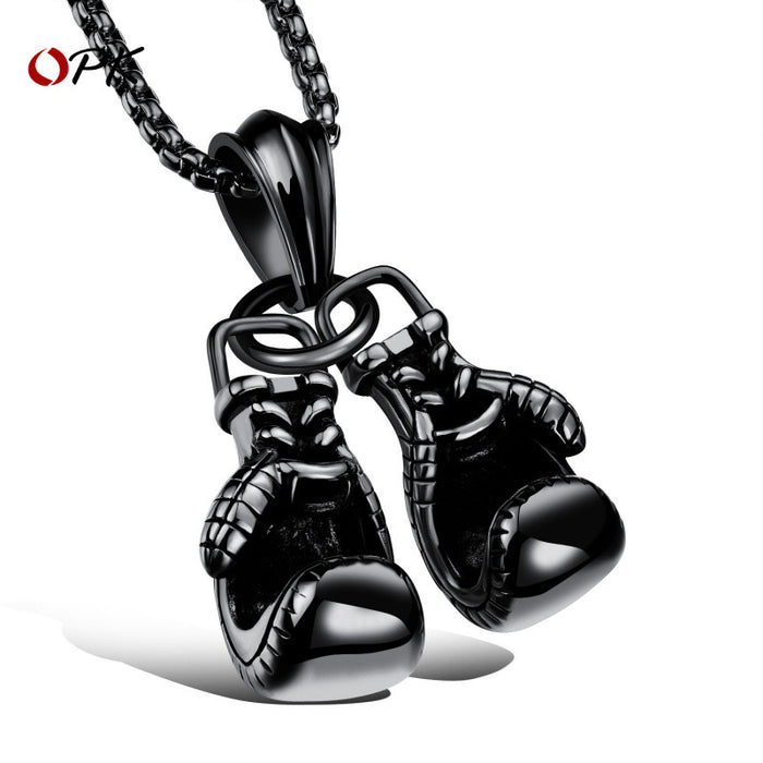 Wholesale Titanium steel pendant necklace, personalized sports accessory