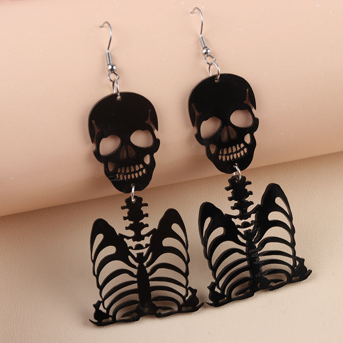 Wholesale  Earrings Pumpkin Ghost Diablo Skull Rack Acrylic Earrings Exaggerated Earrings Ear Accessories for Women