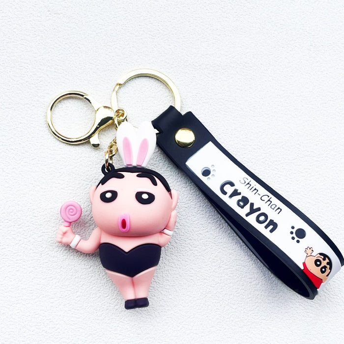 Wholesale PVC Cartoon Doll Keychain JDC-KC-WuYi148