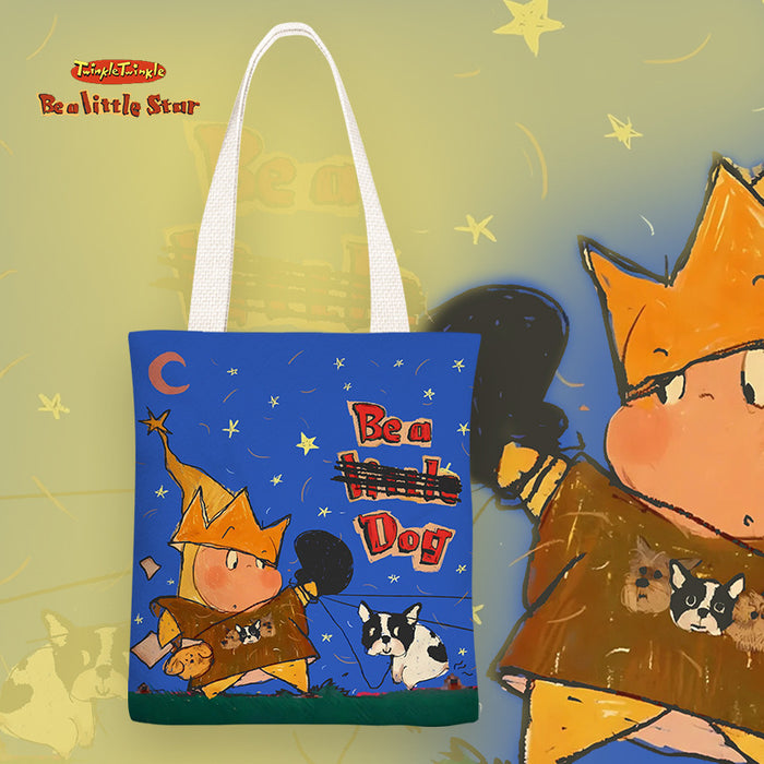 Wholesale Cartoon print canvas shoulder bags