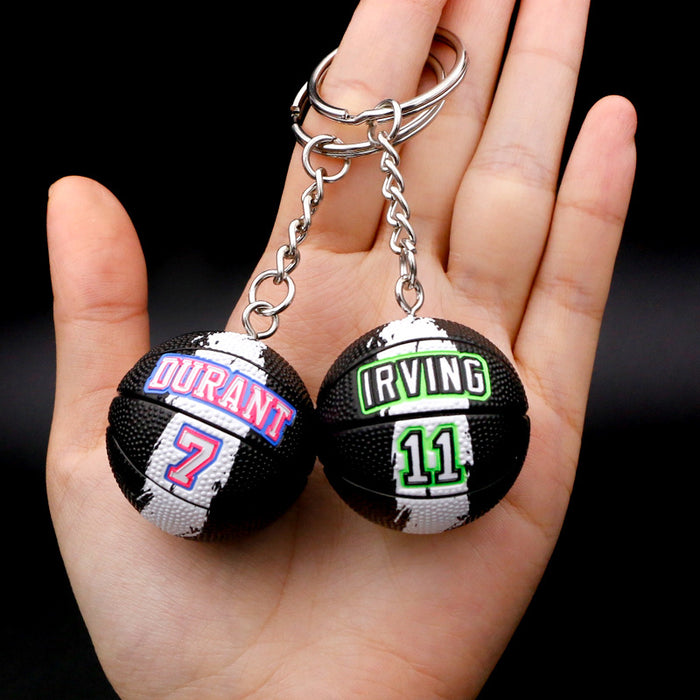 Wholesale PVC Mini Basketball Keychains JDC-KC-QLPing001