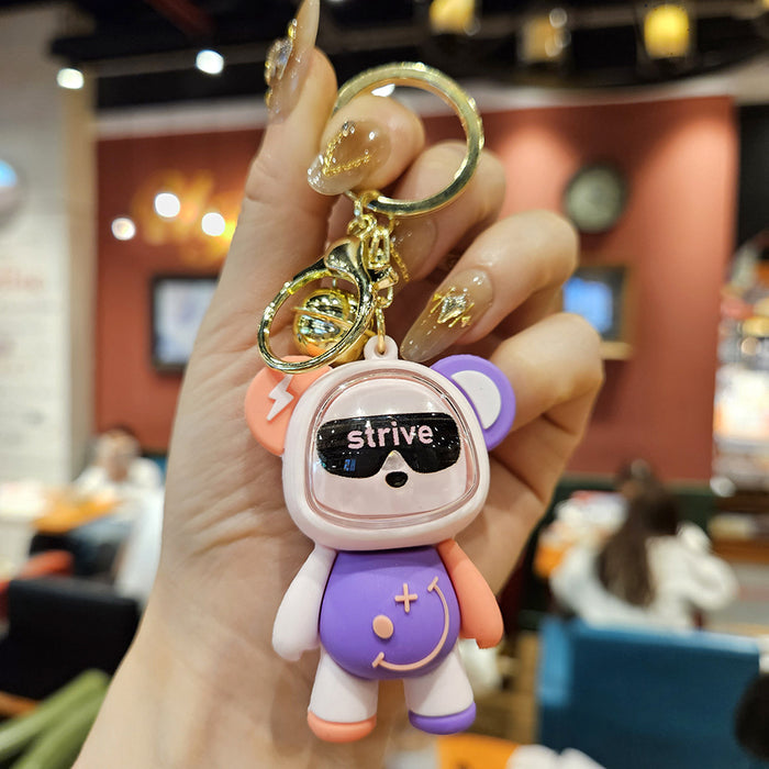 Wholesale Luminous Silicone Cartoon Doll Keychain JDC-KC-YiZhuo003