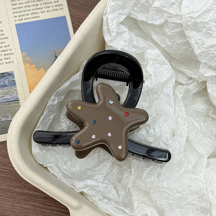 Wholesale Colorful  Cute Starfish Hair Clip