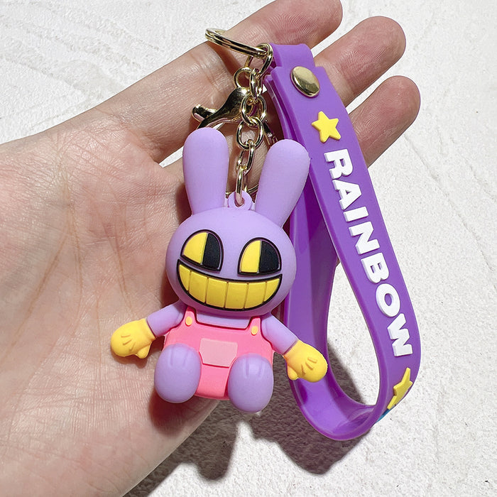 Wholesale Cartoon Doll PVC Keychain JDC-KC-Qiwei001