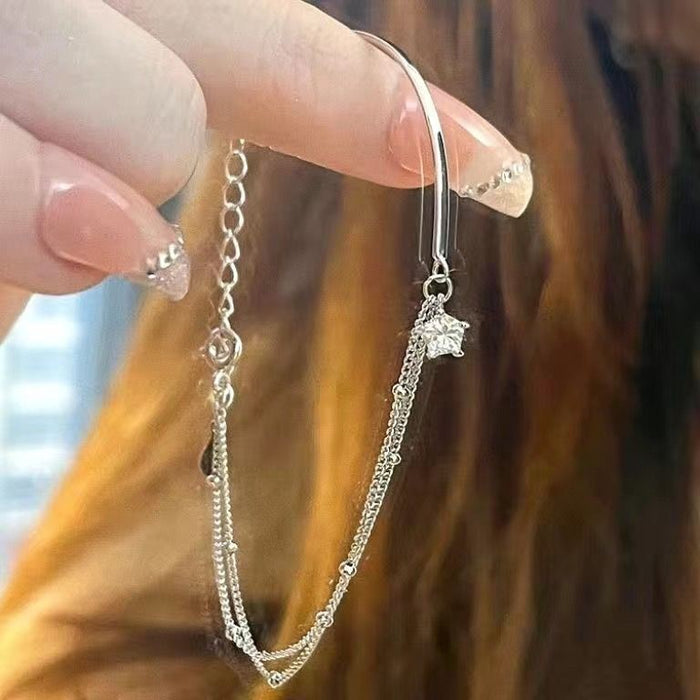 Wholesale Butterfly bracelet with niche design, high-end feel, floral zircon jewelry, versatile, light luxury, exquisite