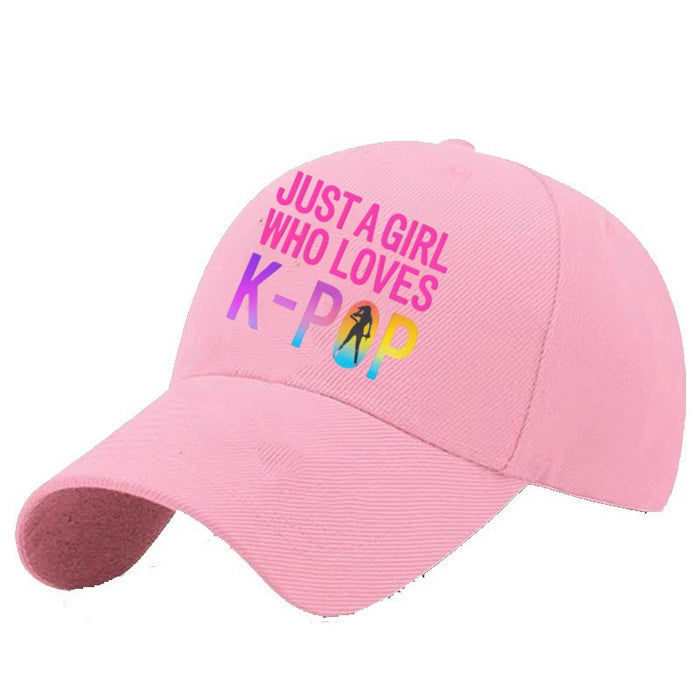 Wholesale Kpop style colorful baseball cap outdoor original design cotton polyester hat
