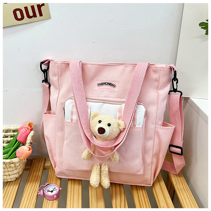 Wholesale Fashionable Simple Canvas Shoulder Bag