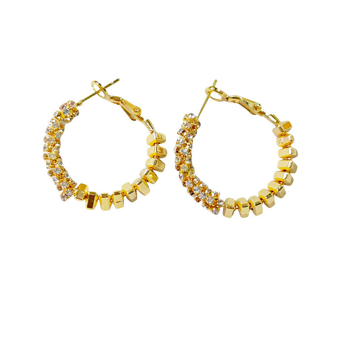 Wholesale Silver Needle Zircon Broken Silver Earrings, Fashionable and High End Earrings, Small and Versatile Design Earrings, Wholesale