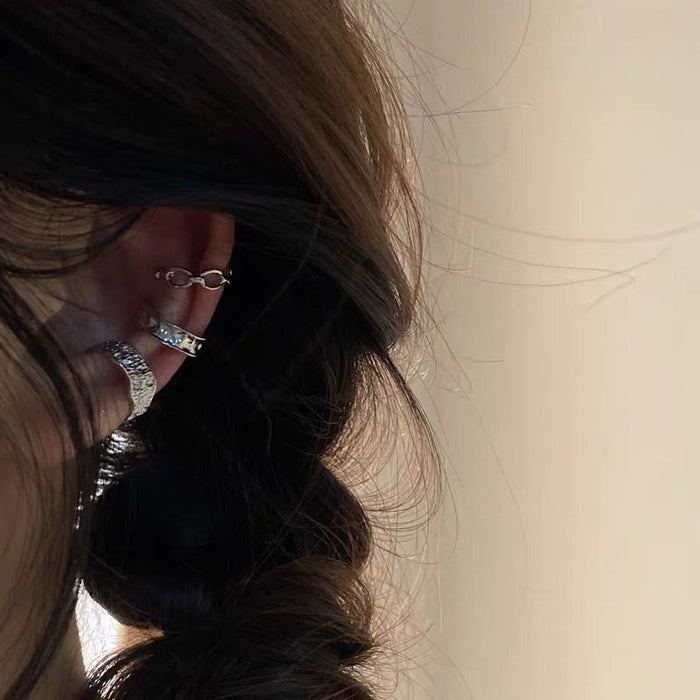 Wholesale Ear clip, female star with pointed ear bone clip, female niche design sense, versatile personality, no ear hole ear bone clip