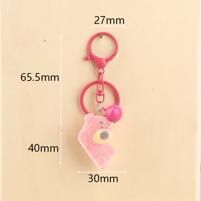 Wholesale Resin Cute Plush Phone Chain Keychain