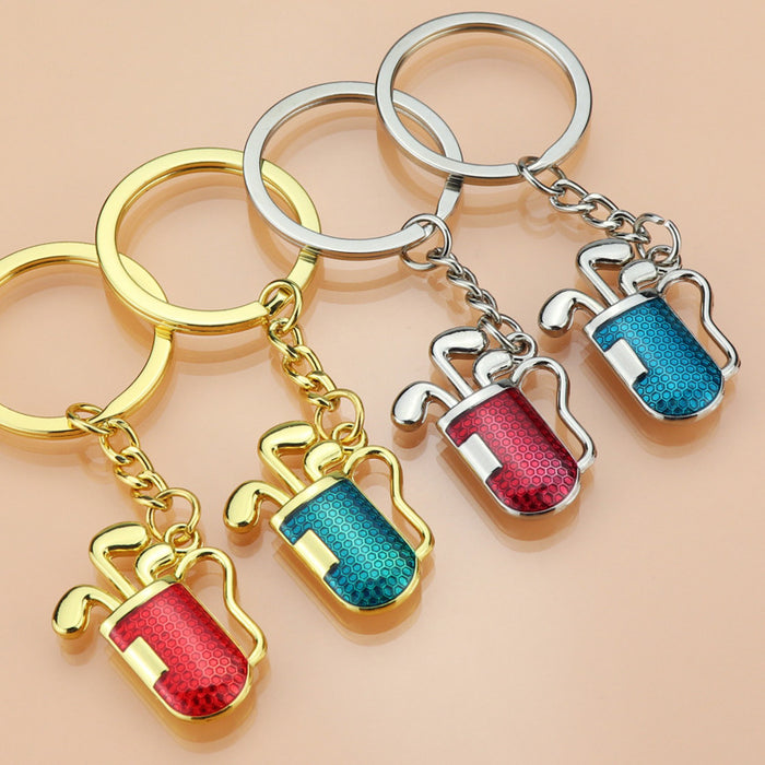 Wholesale Zinc Alloy Golf Barrel Keychain JDC-KC-XunX020