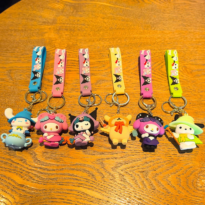 Wholesale Magic Cute Doll Pendant Schoolbag Keyring