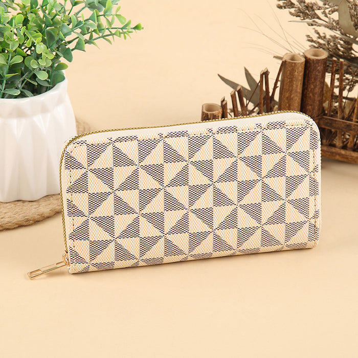 Wholesale Stylish PU Leather Multi-function Long Wallet with Card Slots MOQ≥3