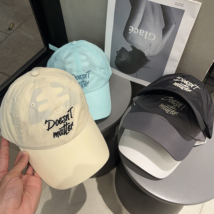 Wholesale Embroidered Baseball Cap Women's Summer Outdoor Sunscreen
