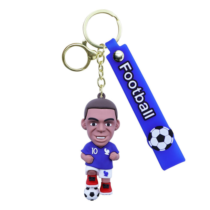 Wholesale 10pcs World Cup Football Star Keychain