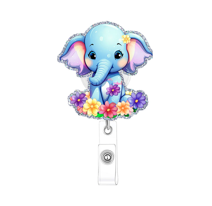 Wholesale Acrylic Cute Animal Series Retractable Easy-pull Buckle Lanyard Keychain JDC-KC-CHai004