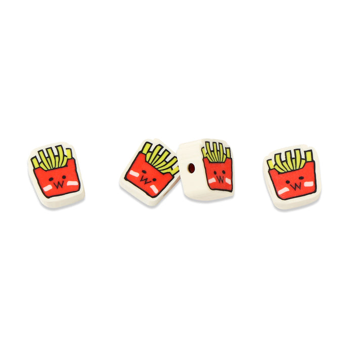 Wholesale 100PCS Polymer Clay Cartoon Chips Loose Beads JDC-BDS-LiuXia014