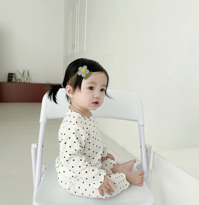 Wholesale Cute Polka Dot Long Sleeve Children's Suit JDC-CTS-WeiNiS008