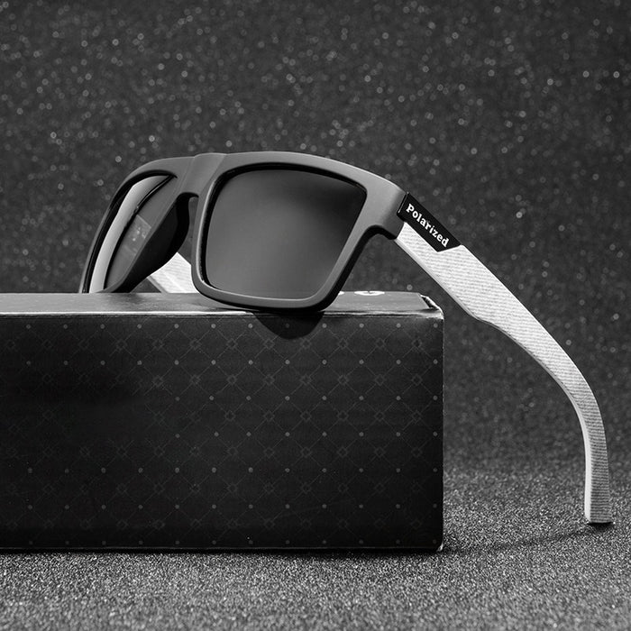 Wholesale New Fashion Sunglasses Fishing Outdoor Sports Polarized Sunglasses Trendy Color Coated Film Glasses Box