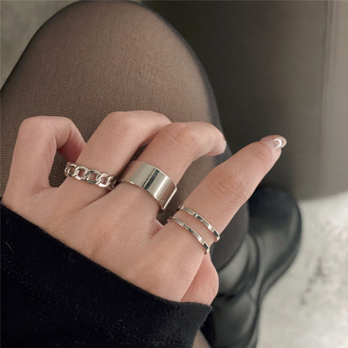 Wholesale Open adjustable index finger joint ring cold style niche