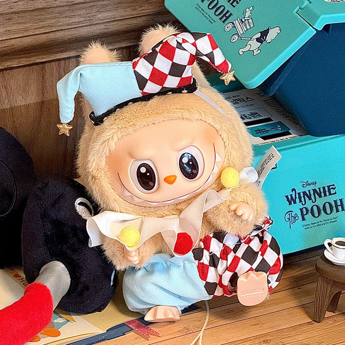 Wholesale Cute and playful clown costume Universal Plush Doll Clothing Clothes Plush