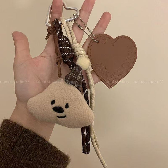 Wholesale Pendant Plush Bag Hanging Braided Rope Korean Style Climbing Rope