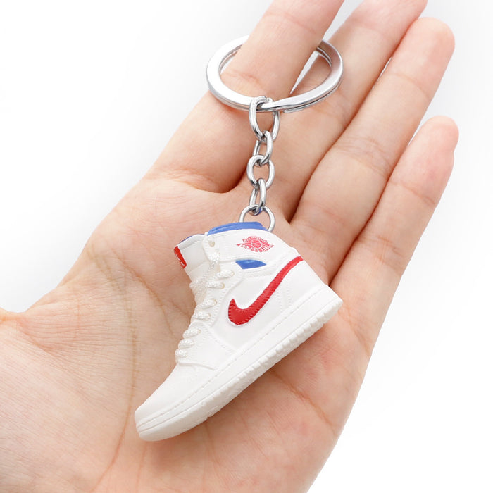 Wholesale PVC Mini Basketball Shoe Keychain JDC-KC-QLPing008