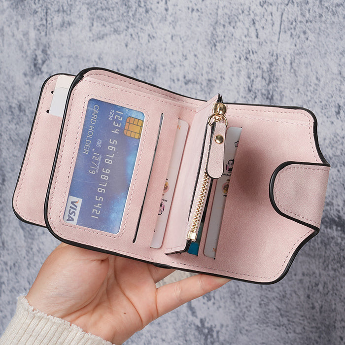 Wholesale Cute Devil Hunter PU Wallet For Women Card Holder Coin Purse Youth Campus Fashion Accessory
