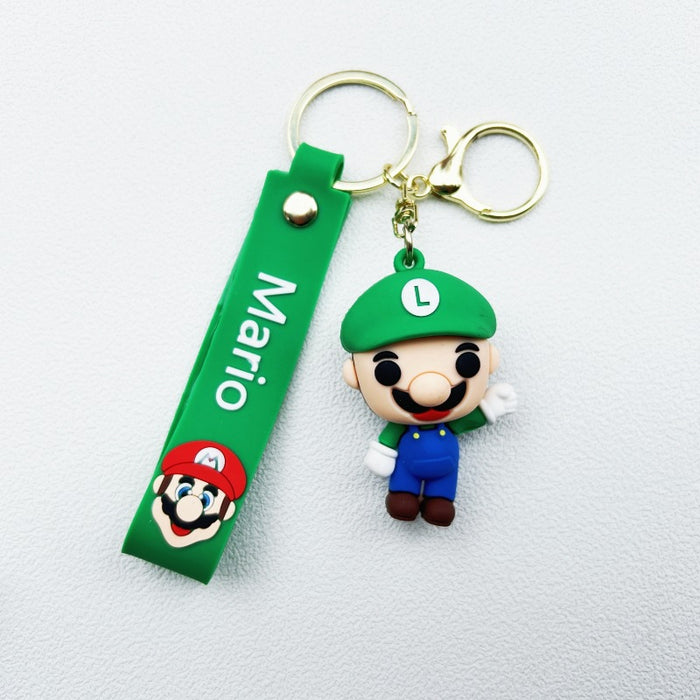 Wholesale PVC cartoon doll bicycle keychain JDC-KC-WuYi109