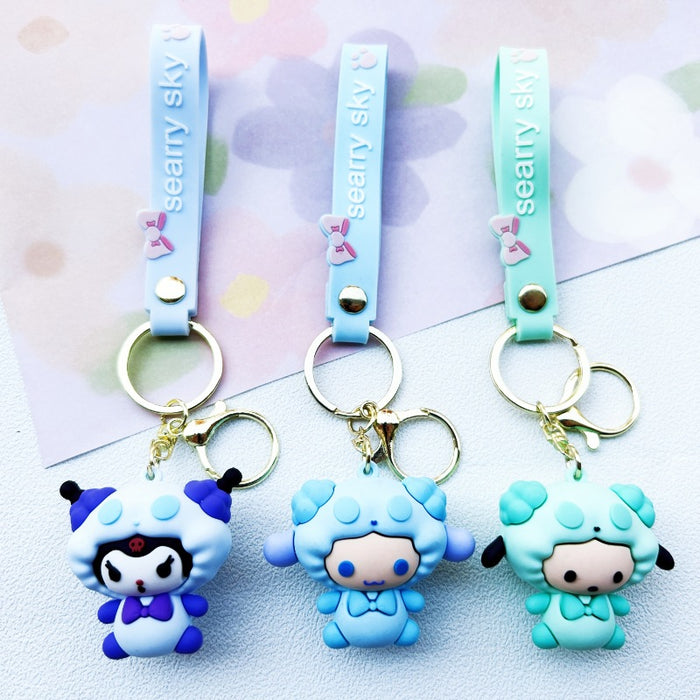 Wholesale PVC Cartoon Doll Keychain JDC-KC-ChuC053