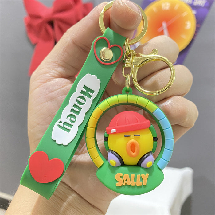 Wholesale PVC Cute Cartoon 3D Doll Keychain JDC-KC-WuYi260