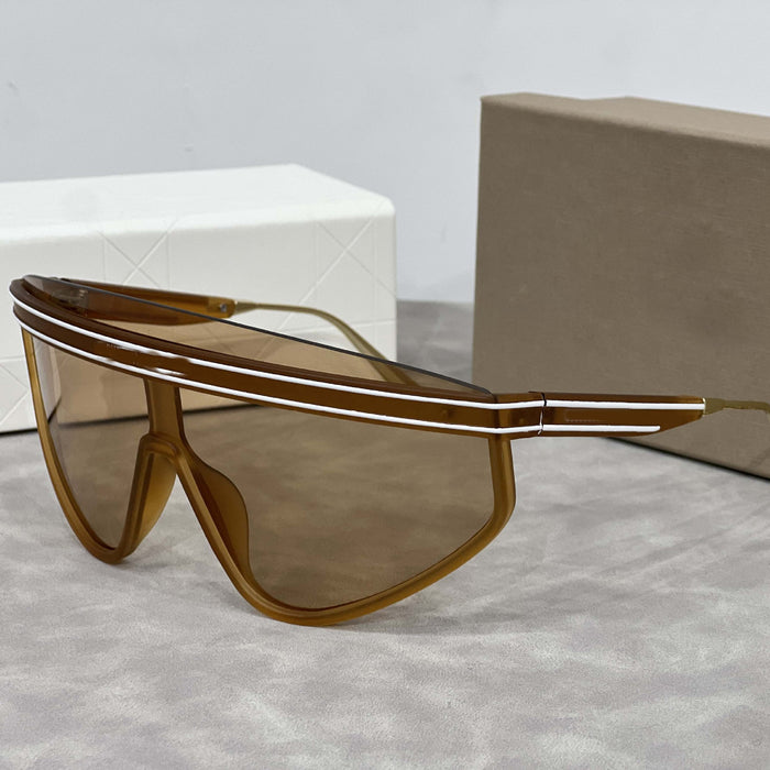 Wholesale  shui silver conjoined large frame leisure trend sunscreen riding sunglasses