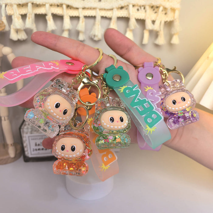 Wholesale Liquid-Filled Quicksand Keychain